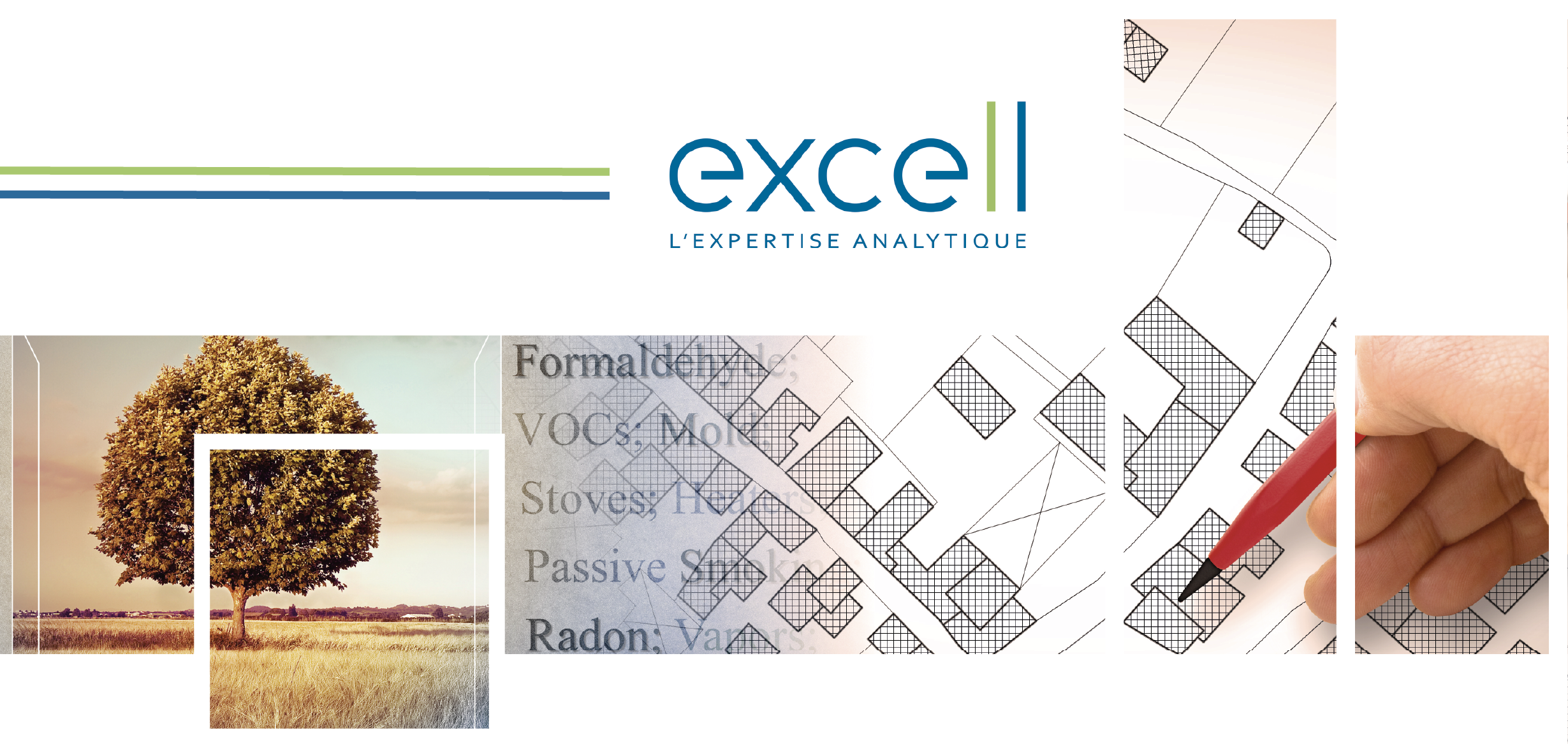 Combinez la précision quantitative du Quick trap avec une vision étendue de la composition de l’air de vos locaux.